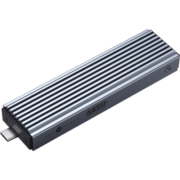 M.2固态硬盘盒直插NVME&SATA双协议USB3.1GEN2移动硬盘盒SSD台式笔记本电脑外接盒 【10Gbps】Type-C款  双协议