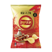 限地区：乐事（Lay's）春季限定薯片 章鱼小丸子味 60g*26件