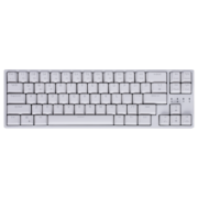 RK68plus(871)机械键盘 有线 蓝牙 无线2.4G三模办公键盘 客制化热插拔轴体 电脑键盘 白色背光 白色红轴