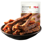 百草味原切牛肉条50g*1袋五香味肉干办公室食品网红小吃休闲零食