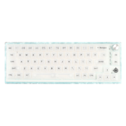 魔炼者机械键盘 客制化 热插拔有线游戏键盘 66键全透明键帽 RGB360度背光MK31水母轴