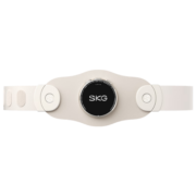 SKG腰部按摩器腰部腰椎按摩仪智能护腰腹部加热敷揉捏无线便携情人节520送妈妈男士女友礼物礼品 【轻薄隐形分体式设计】K3 2代 米白色