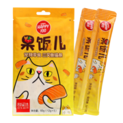 顽皮（wanpy）果饭儿猫条噜吸吸猫咪湿粮拌饭逗猫神器猫咪零食猫条 果饭儿三文鱼猫条60g（12g*5）