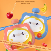 营养美味！SUPER MIAO 喵小侠 婴幼儿果泥 100g