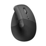 罗技（Logitech） Lift 人体工学垂直鼠标 无线蓝牙办公鼠标 轻音中小手型立式男女通用 lift 黑色