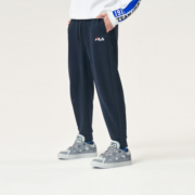 8日10点：FILA 斐乐 FUSION系列 男士针织长裤 T11M145605FBK