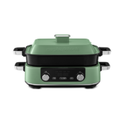 PLUS会员：Morphy Richards 摩飞 MR9099 多用途锅 英伦红