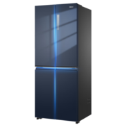 海尔（Haier）【旗舰新品】冰箱四开门十字对开门大容量一级能效家用风冷无霜双变频以旧换新电冰箱 【406升】银河系列、高性价比