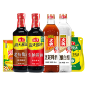 海天调料组合套装小瓶酱油醋调料组合套装家用油盐酱醋调料品全套