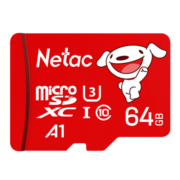 朗科（Netac）＆JOY联名款 64GB TF(MicroSD)存储卡 A1 U3 C10 读速100MB/s行车记录仪＆安防监控摄像内存卡