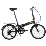 大行（DAHON） 冠特车折叠自行车20英寸6速铝合金成人男女通勤车HIT KBA061 消光黑