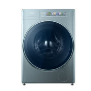 美的（Midea）滚筒洗衣机全自动 10KG家电大容量天然草本除菌超薄全嵌快净程序 1.1洗净比智能投放 元气轻氧系列 MD100LAIR