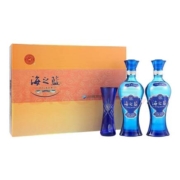 618预售:洋河 蓝色经典 海之蓝 浓香型白酒 52度 480ml*2瓶 礼盒装