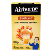 旭福Airborne多元维生素泡腾片桔子味36粒