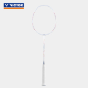 VICTOR威克多 羽毛球拍单拍 全碳素初学入门全面型轻量球拍 DX-1L DX-1L A-6U（花卉白）空拍