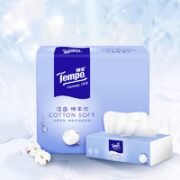 Tempo 得宝 棉柔巾 90抽3包（200*200mm）