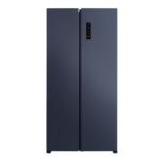 PLUS会员：TCL 超薄零嵌系列 R618T9-SQ 风冷对开门冰箱 618L 烟墨蓝