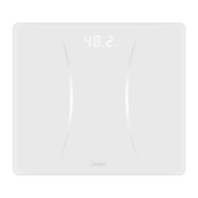 美的（Midea)体重秤家用健康电子秤人体高精度智能体重称Led显示健身减肥运动MS-CW4白色