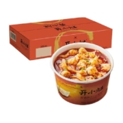 统一速食冲泡馄饨开小灶红油抄手78g*6碗整箱