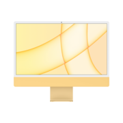 Apple iMac 24英寸 黄色 4.5K屏 八核M1芯片(8核图形处理器) 8G 256G SSD 一体式电脑主机 【定制机】Z12S