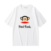 Paul Frank/大嘴猴短袖男女同款T恤夏季新款圆领潮牌纯棉情侣上衣