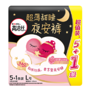 概率券：高洁丝（Kotex）蜜桃小姐安心裤 L号6条*7件