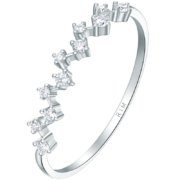 20点开始、需PLUS会员全品券：CHOW TAI FOOK 周大福 RINGISM星愿 钻石戒指 U185903 9号