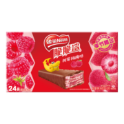 雀巢（Nestle） 脆脆鲨 季节限定 树莓杨梅味威化饼干24x19g