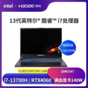(现货)神舟Z8R7 13代i7-13700H RTX4060游戏本100色域165Hz2.5k屏