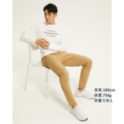 ABERCROMBIE & FITCH【复古1892系列】男装女装 美式刺绣Logo易穿搭长袖T恤 322944-1 白色 M (180/100A)