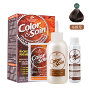 三橡树染发剂 草本染发剂植物孕妇可用遮白染发膏 4B布朗尼色135ml