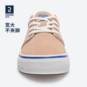 迪卡侬板鞋滑板鞋帆布鞋翻毛皮男女鞋低帮春夏休闲鞋运动鞋子IVS2