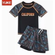 YUKE 羽克 儿童泳衣套装 2件套