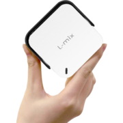 L-mix P12 投影仪 投影仪家用 便携投影仪 投影机 投影仪办公 迷你投影仪 手机无线投屏 梯形矫正 侧投 黑色