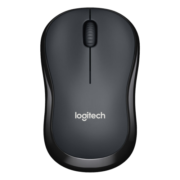罗技（Logitech） 鼠标 M220无线鼠标笔记本家用轻音办公省电鼠标造型升级版 灰色