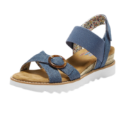 Skechers斯凯奇女士时尚休闲凉鞋 113860 NVY海军蓝色 38