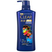清扬（CLEAR）男士洗发水运动专研系列水凝去屑元 深海劲透型500g 蓬松洗头膏