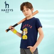HAZZYS 哈吉斯 男童圆领衫