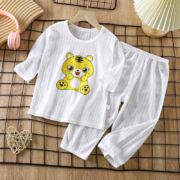 京喜APP：小黄鸭森活  儿童家居服套装*2套