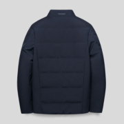 梦特娇（MONTAGUT）官方直发羽绒服男2021年新款商务休闲高强琐温90白鸭绒羽绒服时尚 B18 深兰 52