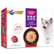 麦富迪猫湿粮 肉肉包猫咪零食肉粒软包罐头 成猫|鸡丝牛肉(70g*12袋)