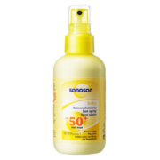 哈罗闪（sanosan）儿童防晒霜SPF50+ 婴儿防晒喷雾宝宝防晒乳 温和低敏防水防汗 防晒喷雾150ml