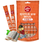 店铺会员： Wanpy 顽皮 带鱼口味 猫咪零食猫条 14g*5条