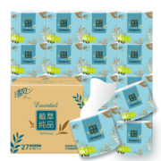 Plus会员:清风卷纸 植萃纯品140克27卷 *2件
