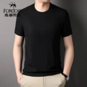 FORdoo 虎都 夏季华夫格薄款圆领纯色短袖T恤 2件 多色