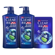 京东百亿补贴：CLEAR 清扬 去屑洗发水套装 活力运动薄荷型720g*2+100g*2蓬松洗头膏