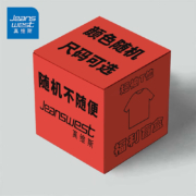 真维斯 Jeanswest 100%纯棉短袖t恤 男 超值福袋盲盒 2件