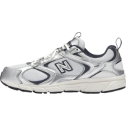 NEW BALANCE NB官方男鞋女鞋408系列舒适百搭网面透气清爽运动鞋老爹鞋 灰白/银色 ML408N 40.5(脚长25.5cm)