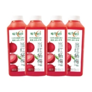 味全每日C果汁饮料杨梅汁复合果蔬汁900ml×4瓶家庭低温冷饮品
