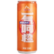 冰峰无糖橙味汽水330mlx8罐装陕西特产西安网红碳酸饮料怀旧汽水